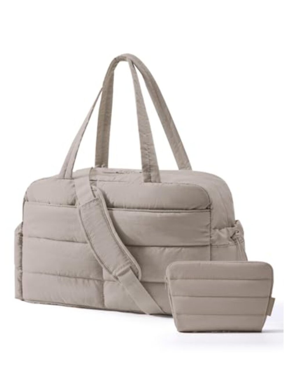 31L Travel Duffle Bag Water Resistant Weekender with Toiletry Pouch